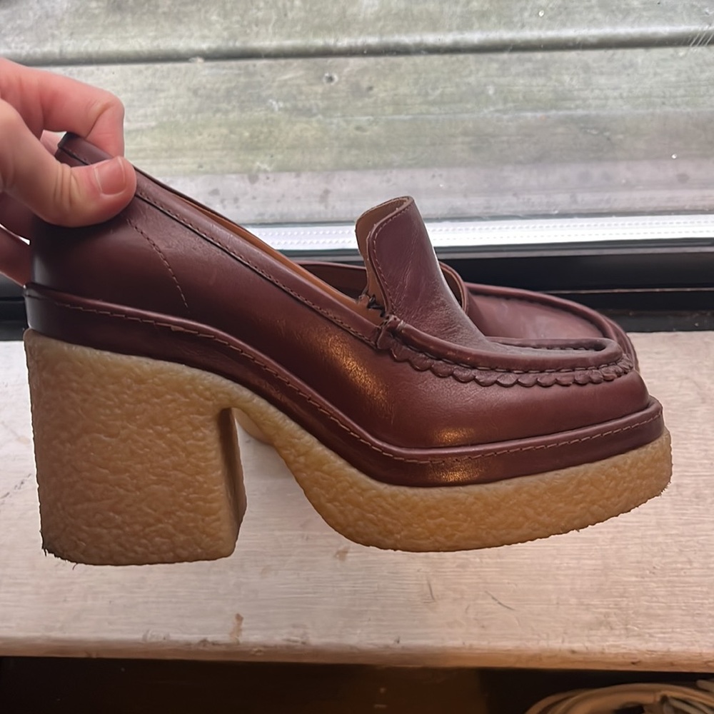 Chloe jamie loafer heel